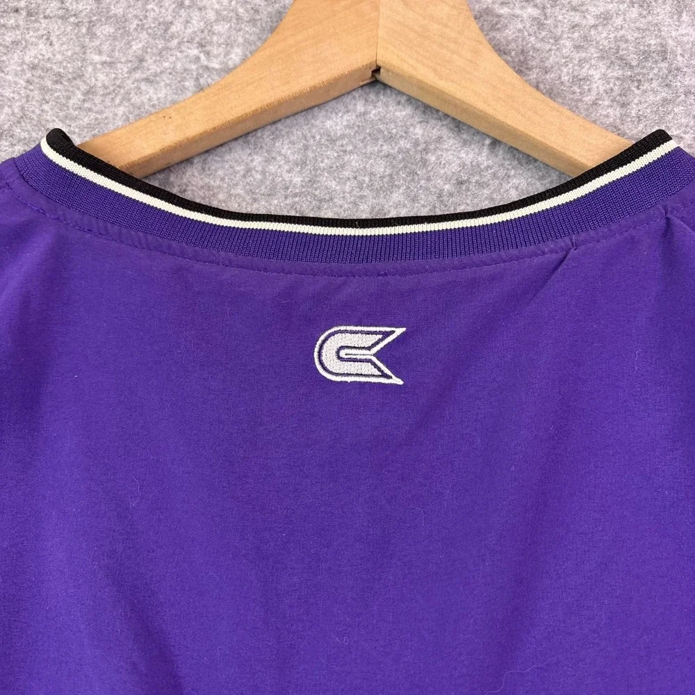 Vintage 90s Colosseum K-State Wildcats Windbreaker Pullover Purple XXL NCAA
